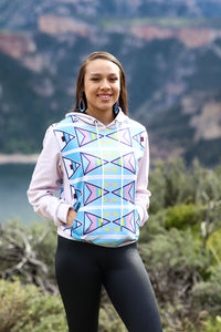 Ivory Geo Hoodie (3-4 weeks delivery)