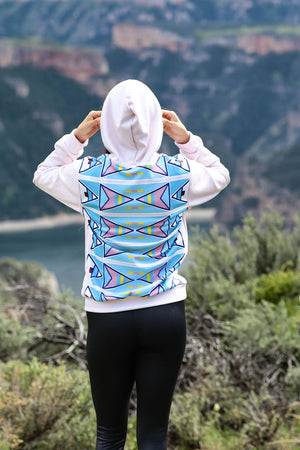 Ivory Geo Hoodie