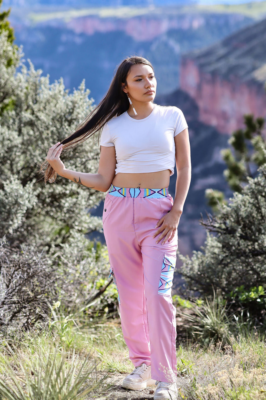 Women's Crow Pink Track Pants