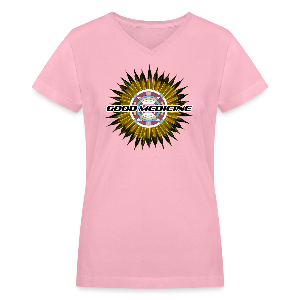 Women's GM Yellowtail V-Neck - pink