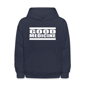 Kids' Bars Hoodie - navy