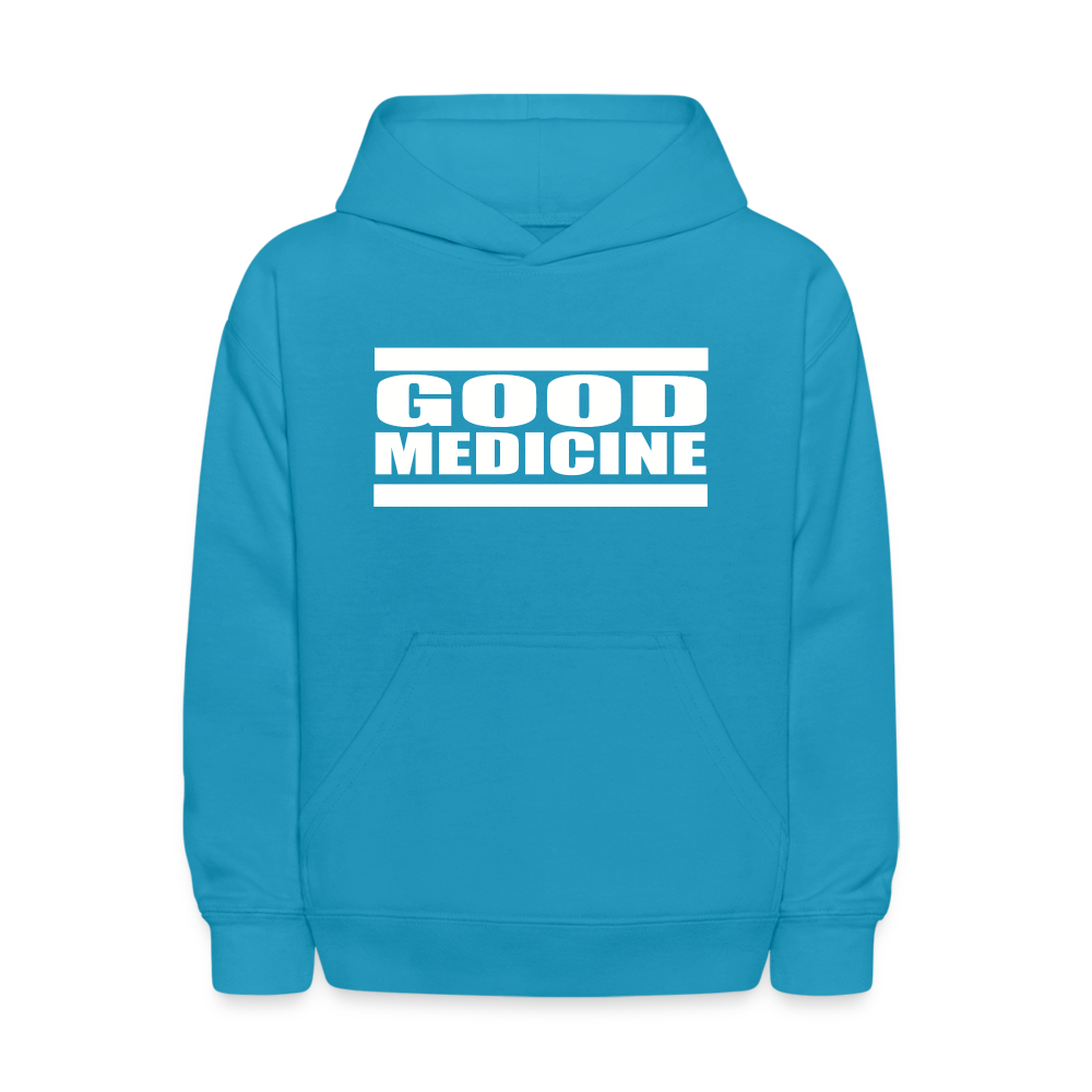 Kids' Bars Hoodie - turquoise