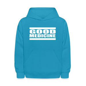 Kids' Bars Hoodie - turquoise