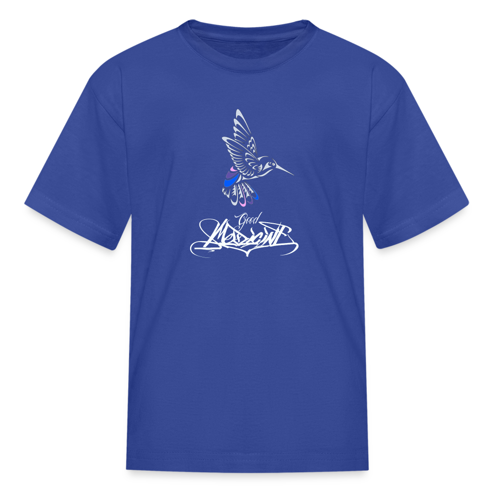 Kids' Hummingbird Tee - royal blue