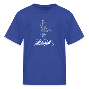 Kids' Hummingbird Tee - royal blue