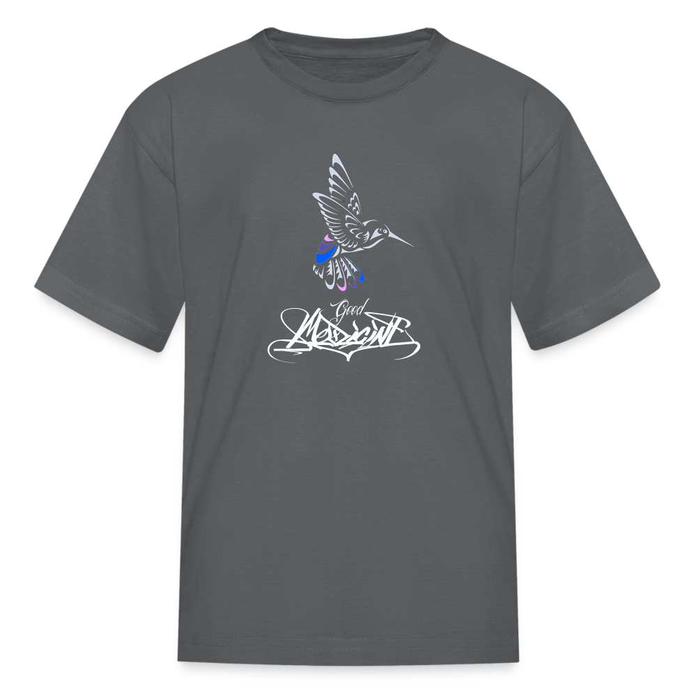 Kids' Hummingbird Tee - charcoal