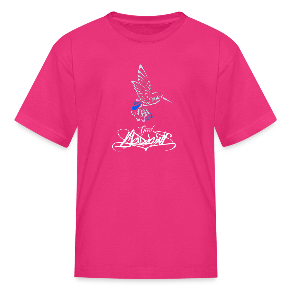 Kids' Hummingbird Tee - fuchsia