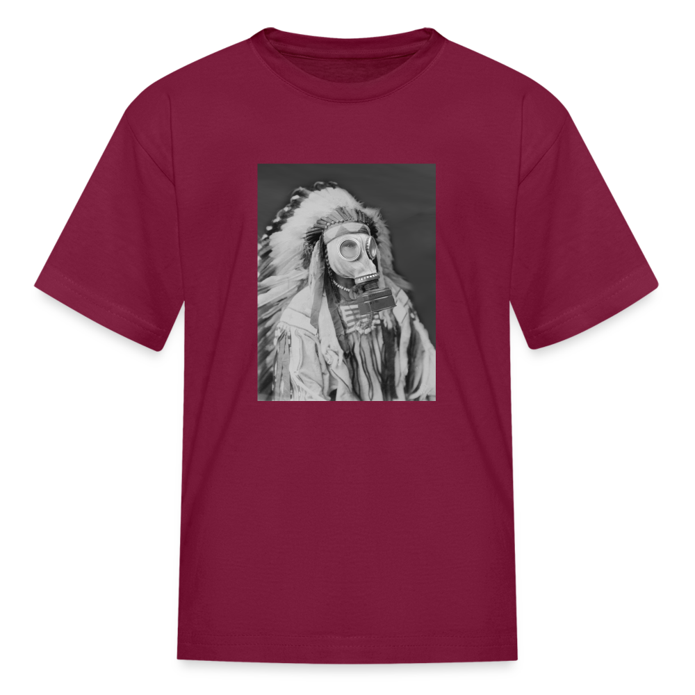 Kids' Protect Yourself Tee - burgundy