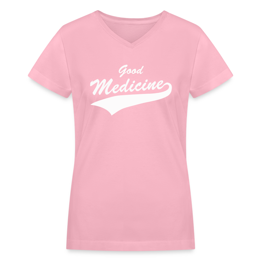 Women's GM Swoosh V-Neck - pink