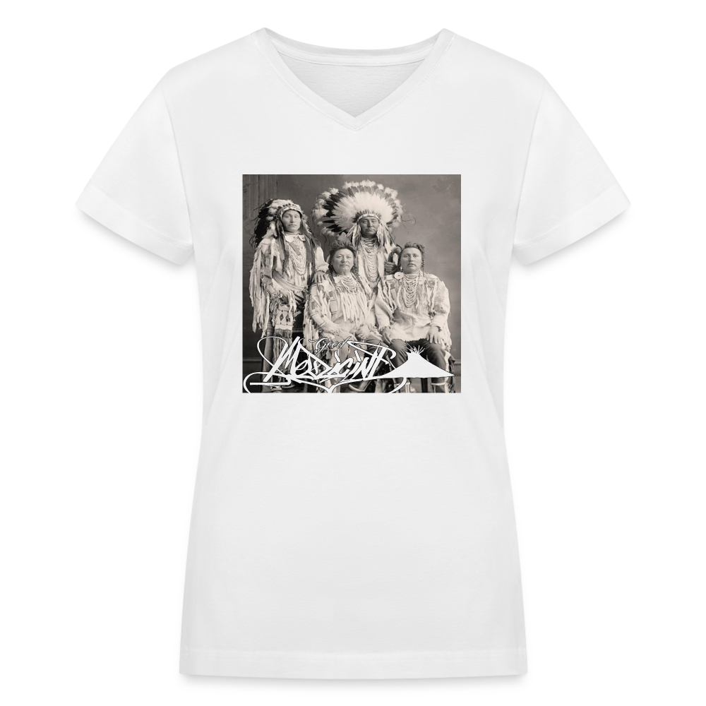 Women's Relatives V-Neck - white