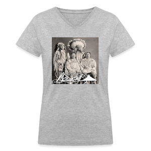 Women's Relatives V-Neck - gray