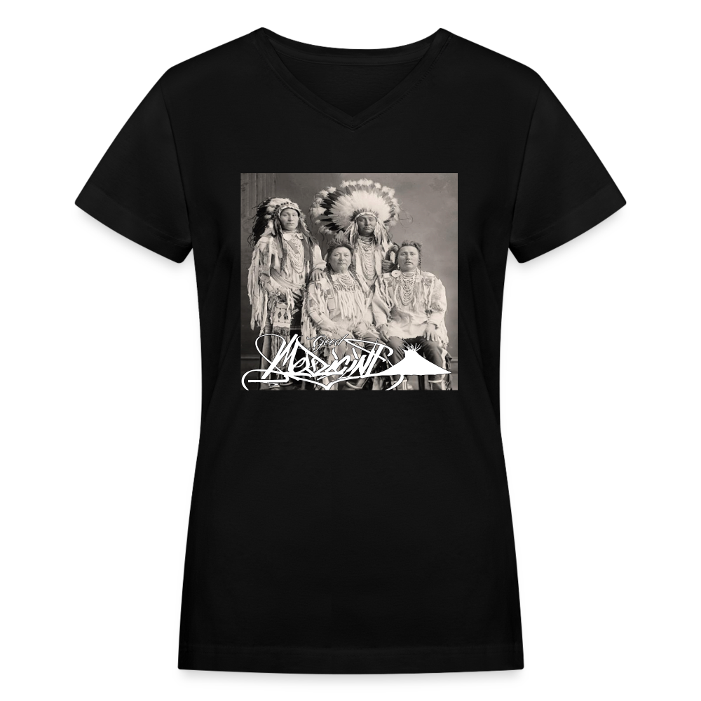 Women's Relatives V-Neck - black