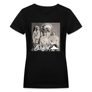 Women's Relatives V-Neck - black