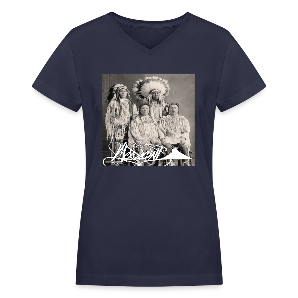 Women's Relatives V-Neck - navy