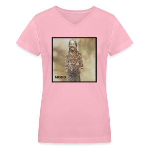 Women's "MOOD" V-Neck - pink