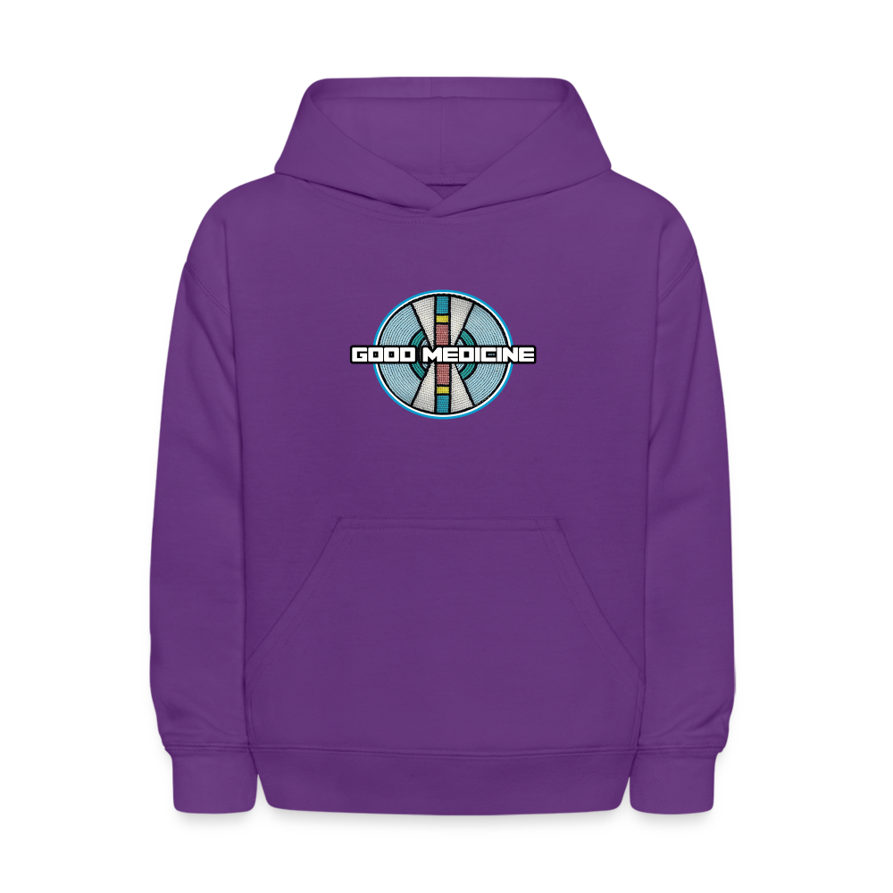 Kids' GM Logo Hoodie - purple