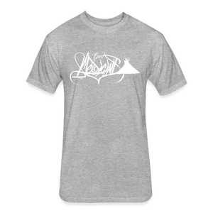 Leftoes Handstyle Fitted Tee - heather gray