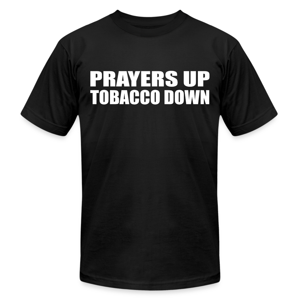 Prayers Up Tobacco Down - black